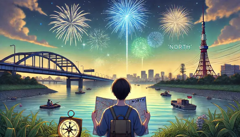 花火がしっかり見える場所や方向はどこ?