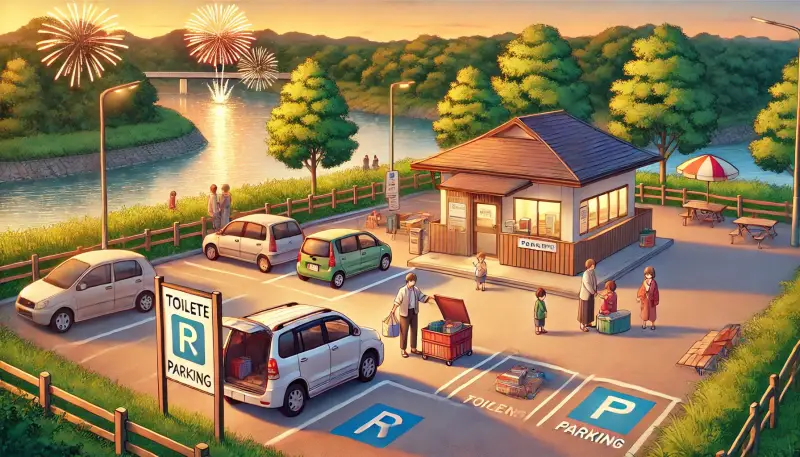 イザというときのためにトイレ・駐車場がある穴場を選ぼう