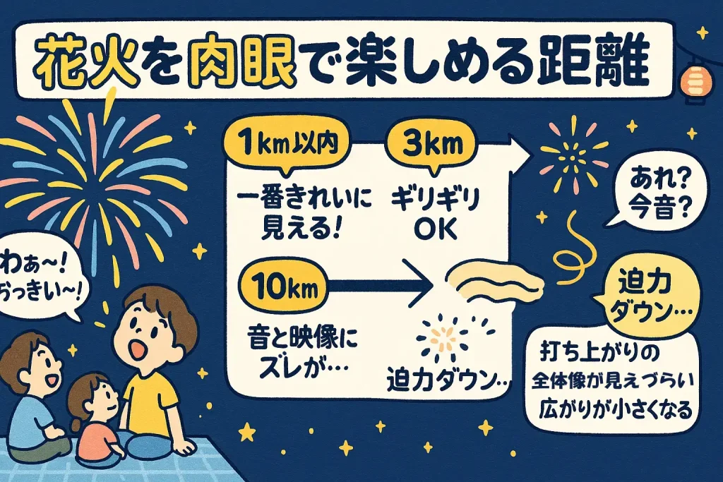 利根川大花火大会2025の打ち上げ場所と見え方