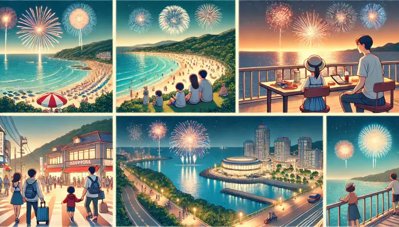 琉球海炎祭の花火が見える場所一覧