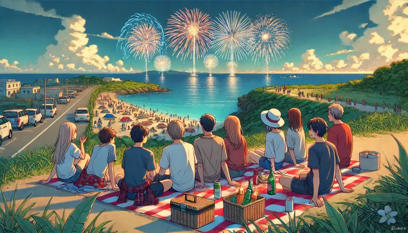 琉球海炎祭のチケットがなくても見える穴場