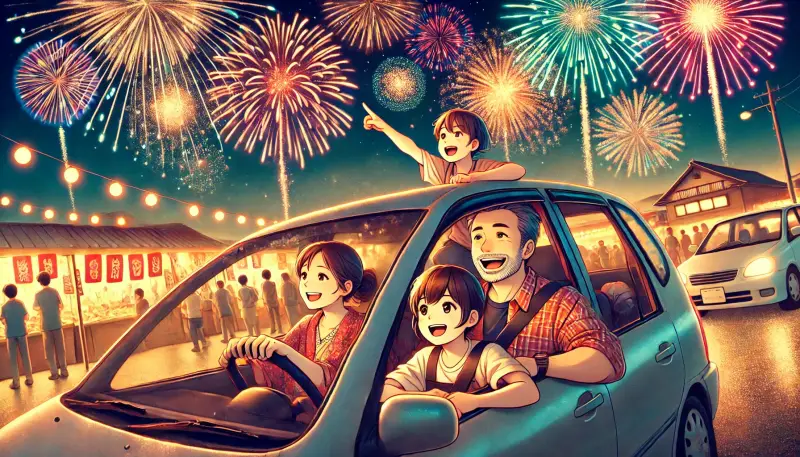 車を無料で停めて花火大会を見られる穴場スポット