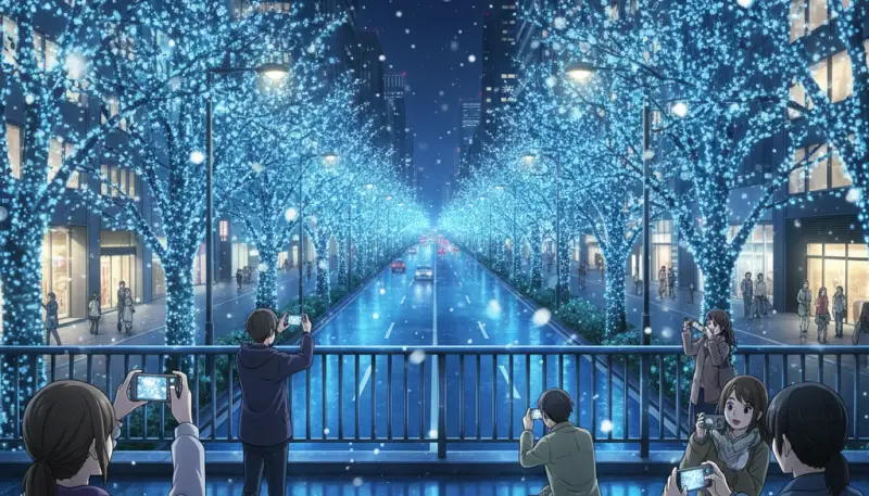 けやき坂イルミネーションのベストビューと撮影戦略